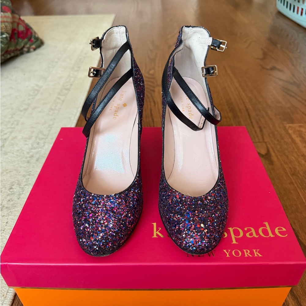 Kate Spade Sparkling Glitter Heels - Multicolor